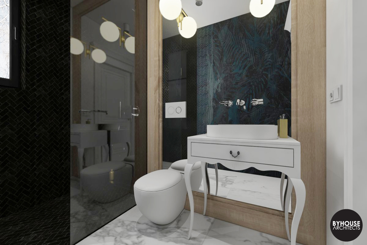 2. projektowanie wnętrz białystok_łazienka klasyczna nowoczesna byhouse architects